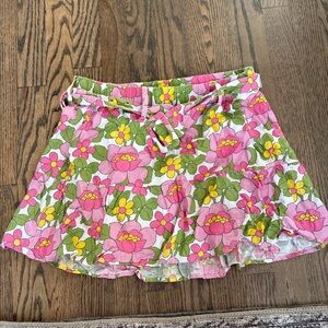 Show Me Your MuMu Belted Floral Skirt
